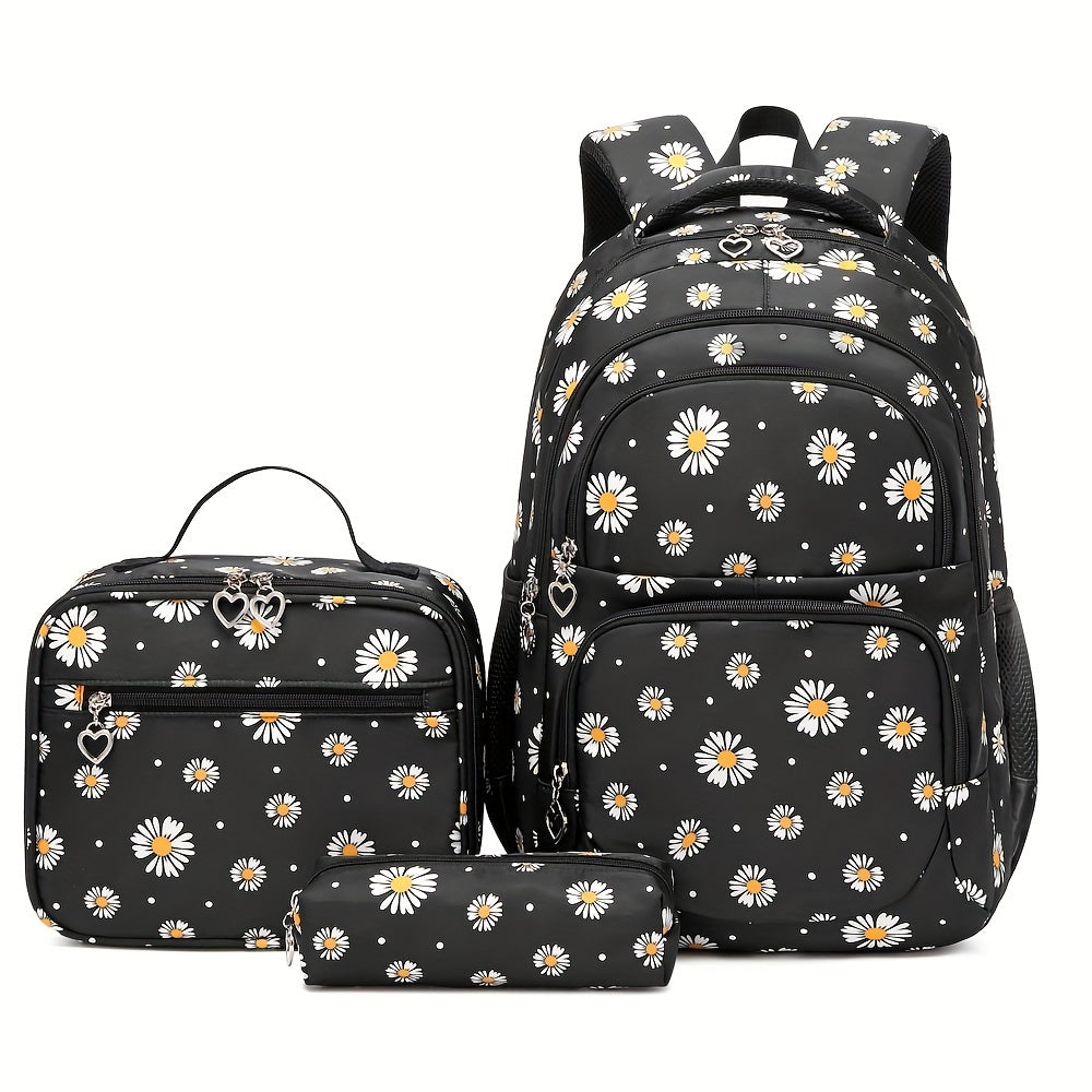 Flower Bundel | Rugzak+Lunchbag+Etui