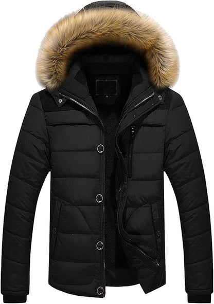 John | Warme Winterjas | 40% KORTING + GRATIS heren muts