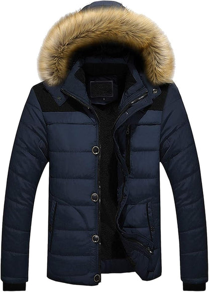 John | Warme Winterjas | 40% KORTING + GRATIS heren muts